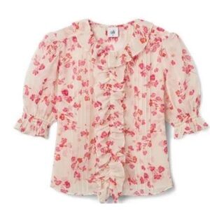 Cabi Printed Cherish Top, spring 2025, size medium new
